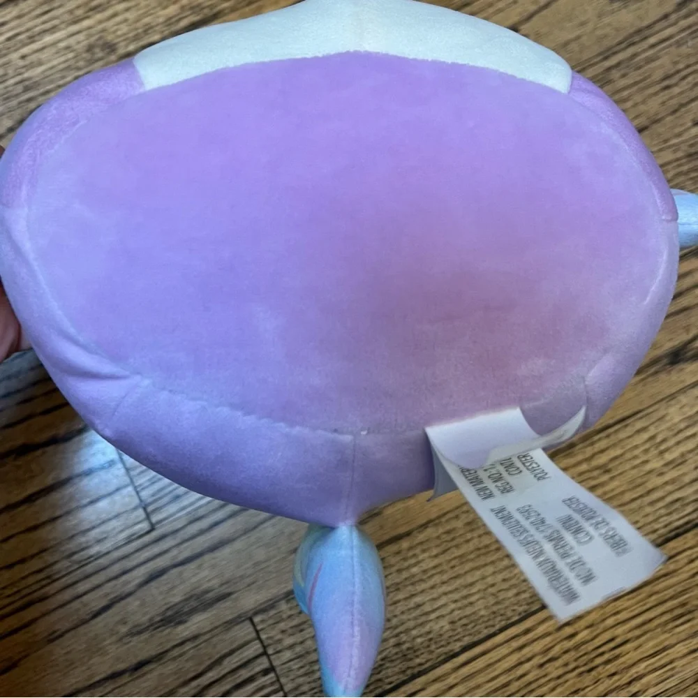Squishmallow Rainbow Fish Stripy Sealife Squad 8